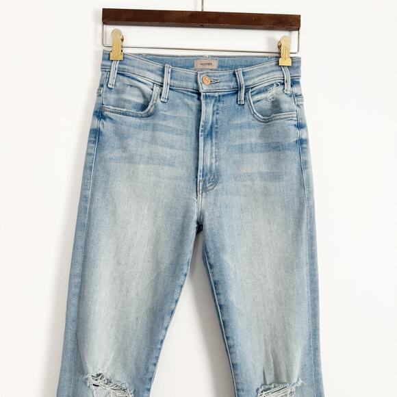 MOTHER The Hustler Ankle Chew Jeans Petal Plucker 27 - Picture 4 of 12